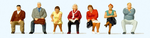 Preiser Seated People