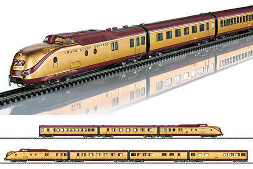  DB VT11.5 TEE Gold Plated 7 Car DMU III (MFX-Sound)