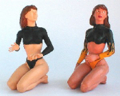 Hair base colour added & comparison with finished model