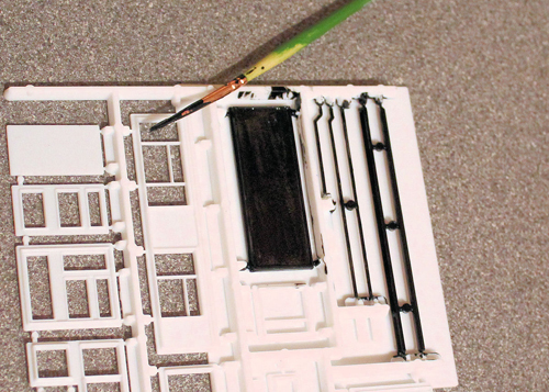Painting the drainpipes