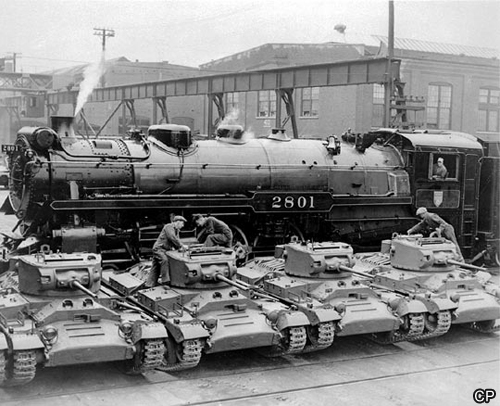 Canadian Pacific WW2 Tanks