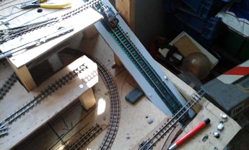 The incline in place