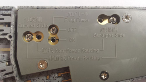 Kato Unitrack Point Polarity