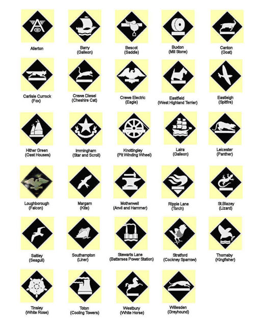 Railfreight Depot Plaques