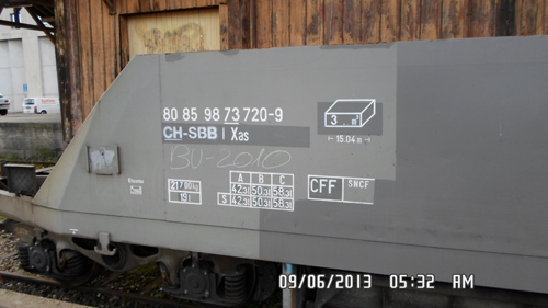 ballast wagons at Nyon
