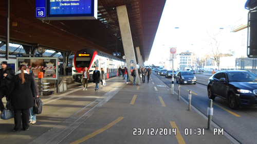 Platform 18 Zurich Station