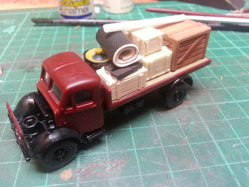 Modifying an Oxford Diecast Truck