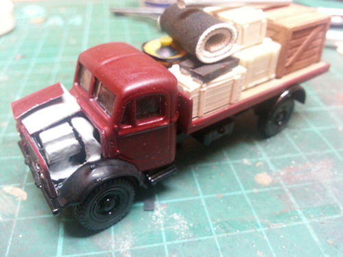 Modifying an Oxford Diecast Truck