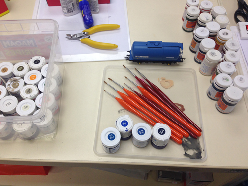 Weathering with Acrylic Paint