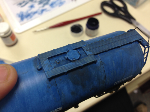 Weathering with Acrylic Paint