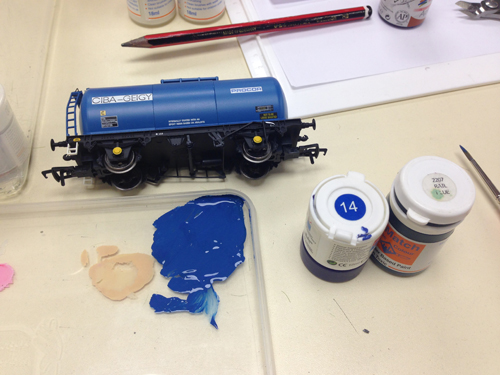 Weathering with Acrylic Paint