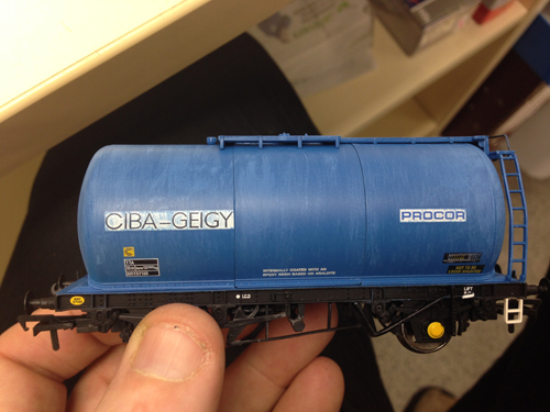Weathering with Acrylic Paint