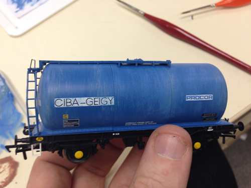Weathering with Acrylic Paint