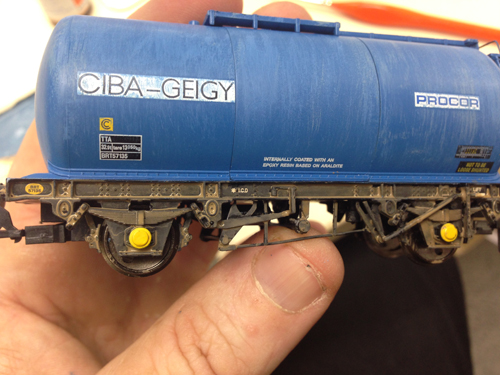 Weathering with Acrylic Paint