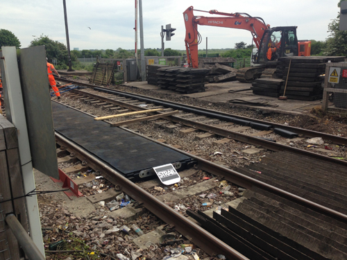 Ford Level Crossing Decking Laid