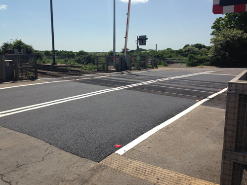 Ford Level Crossing Maintenance   Work Finished