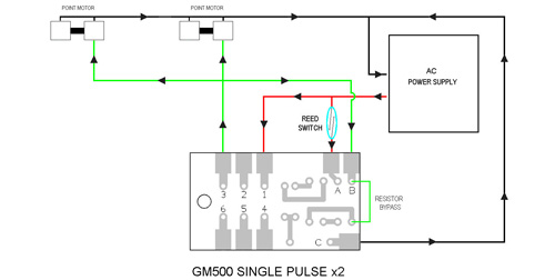 GM500 Universal Relay Switch Single Pulse x2