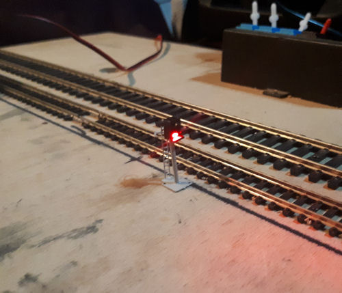 N Scale Light Signals